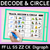 4 for Trace, Decode & Circle - Consonant Digraph Decodable Word Mats Bundle