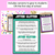 3 for JITTER GLITTER or READY CONFETTI - Back to School Templates