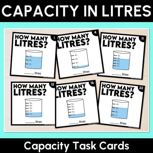 Resource preview 15 for Measuring Capacity in Litres - Grade 3 & 4 Unit of Work