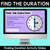 1 for Find the Duration - Activity Slides