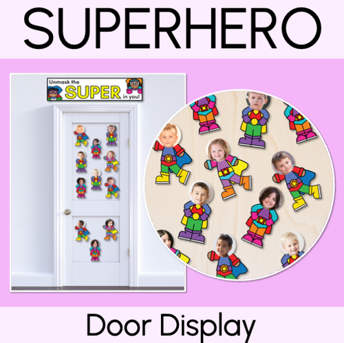 Resource preview 1 for Superhero Door Display