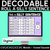 1 for Decodable Sentences with CVC CVCC CCVC Words Sorted By Vowel Sounds - DIGITAL Roll a Silly Sentence