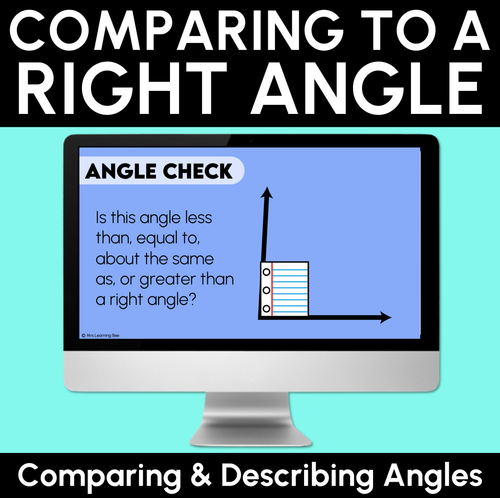 Resource preview 13 for Identifying & Comparing Angles - Grade 3 & 4 Unit of Work