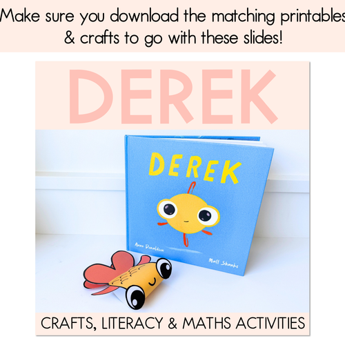 Resource preview 6 for Derek Editable Slides - Differentiated Writing, Maths and Design Prompts - Book Week 2026