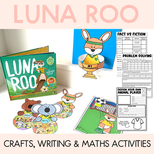 Luna Roo Differentiated Activities - Literacy, Maths, Book Crafts & Design Printables - National Simultaneous Storytime 2026