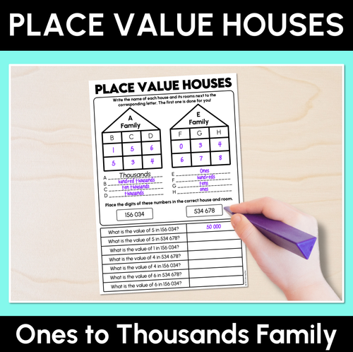 Resource preview 3 for Place Value: Ordering & Naming Numbers in the Thousands - Grade 3 & 4 Unit of Work