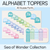 1 for Alphabet Toppers -  Sea of Wonder Collection - Calming Classroom Decor