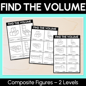 Find the Volume – Composite Figures (2 Levels)