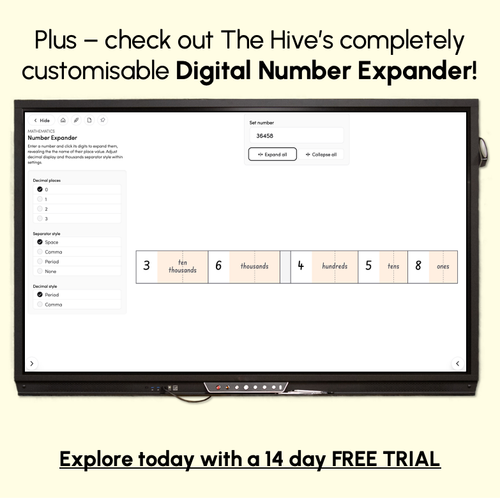 Resource preview 4 for Number Expander Matching Task Cards - Place Value with 4-Digit Numbers