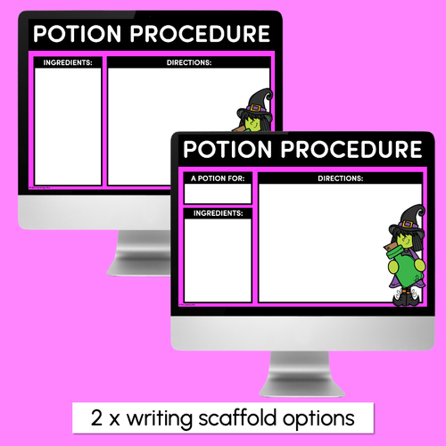 Resource preview 4 for POTION PROCEDURES - Halloween Writing PowerPoint Slides