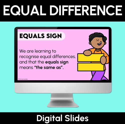 Resource preview 1 for Equal Difference - Digital Slides