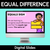 1 for Equal Difference - Digital Slides