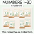 1 for Number Posters 1-30 - The Greenhouse Collection - Natural Classroom Decor