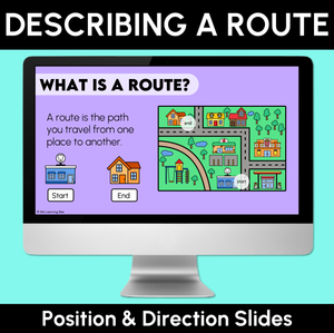 Describing a Route - Position & Direction - Digital Slides