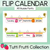 1 for Classroom Flip Calendar - The Tutti Frutti Collection - Colourful Classroom Decor