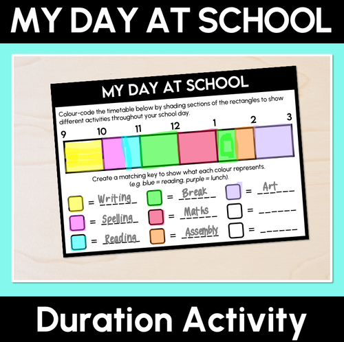 Resource preview 6 for Duration - Grade 1 & 2 Unit of Work