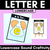 1 for Beginning Sound Crafts - LOWERCASE Letter E - E is for Egg