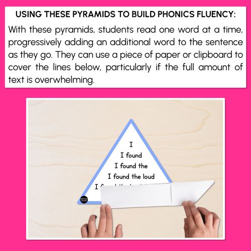 Resource preview 3 for R-CONTROLLED VOWELS EER WORDS - Decodable Sentences Pyramids - Phonics Fluency