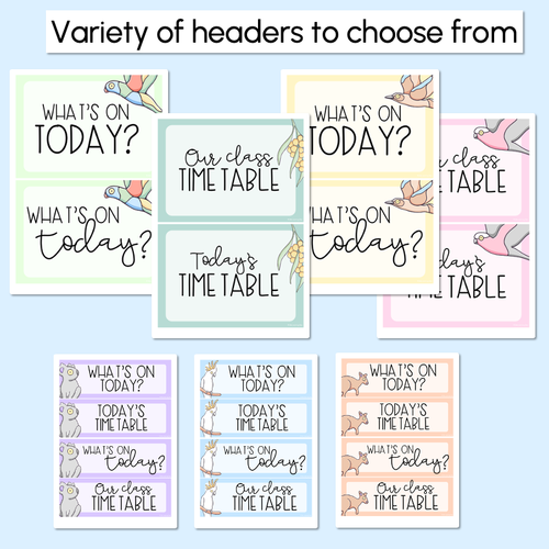 Resource preview 5 for Editable Visual Timetable - The Brentos Collection