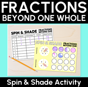 Spin and Shade - Fractions Beyond One Whole
