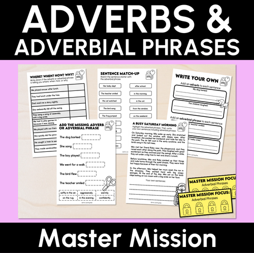 Resource preview 2 for Adverbs & Adverbial Phrase Bundle