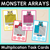 1 for Monster Arrays - Multiplication Task Cards