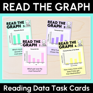 Read the Graph - Reading Data Task Cards