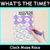 1 for What's the Time? - Clock Maze Race Worksheets