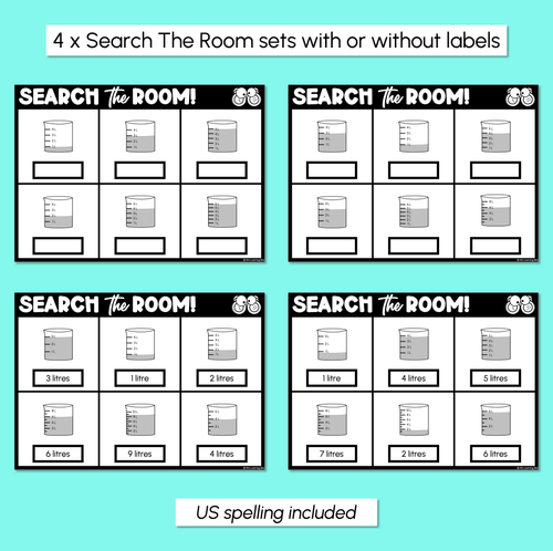 Resource preview 3 for Read the Room - Capacity in Litres