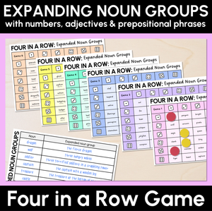 Expanding Noun Groups - Four in a Row Game