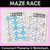 1 for Consonant Phoneme V Words Maze Race - Consonant V Words Worksheets