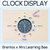 1 for CLOCK DISPLAY - The Brentos Collection