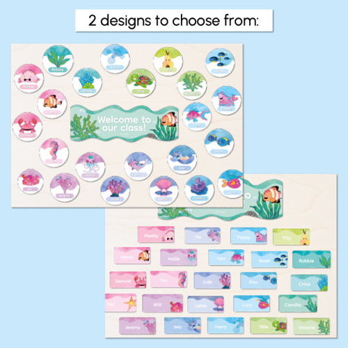 Resource preview 2 for Door Display - Sea of Wonder Collection - Calming Classroom Decor