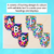 3 for Editable Scalloped Bunting - Alphabet & Numbers - The Kutopia Collection