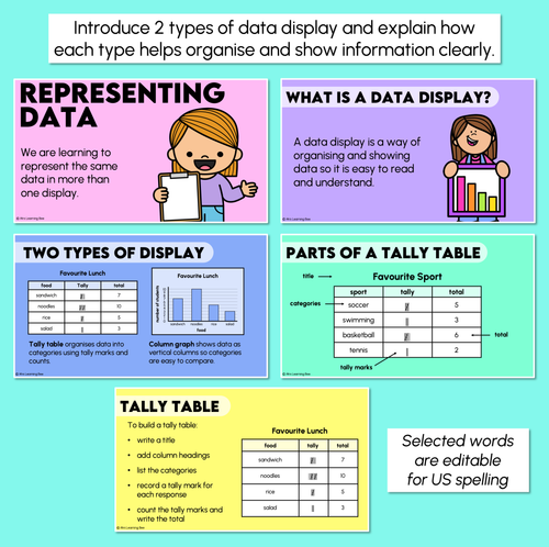 Resource preview 2 for Representing Data - Organising & Displaying Data Digital Slides