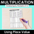 1 for Multiplying by Multiples of 10 Using Place Value Worksheets