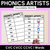 5 for Phonics Artists - CVC CVCC CCVC Decodable Words Activity Bundle