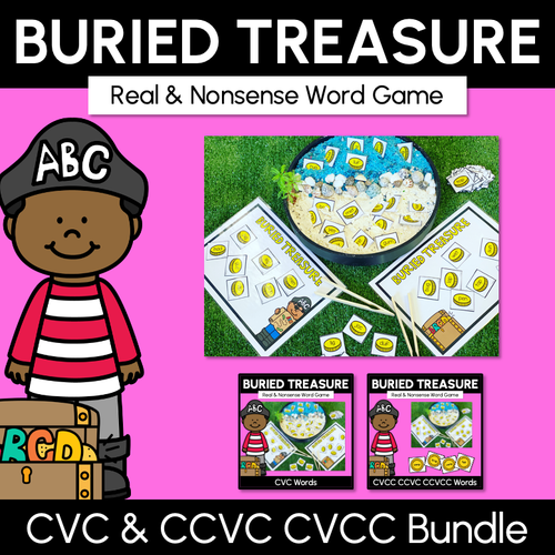 Resource preview 1 for Real & Nonsense Buried Treasure Print Bundle