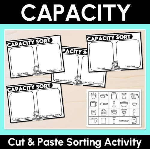 Resource preview 5 for Measure & Compare Capacity by Filling - Grade 1 & 2 Unit of Work