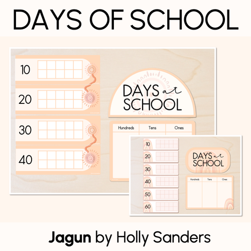 Resource preview 1 for DAYS OF SCHOOL DISPLAY- The Jagun Collection