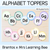 1 for ALPHABET TOPPERS - The Brentos Collection
