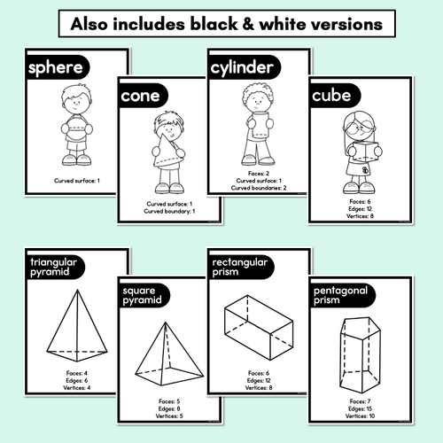Resource preview 4 for 3D Object Posters - Pastel Classroom Decor