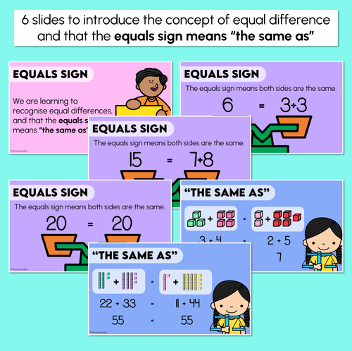 Resource preview 2 for Equal Difference - Digital Slides