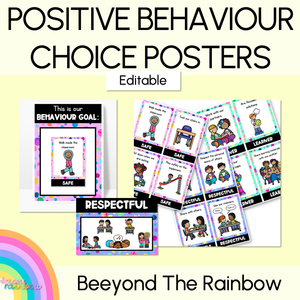 Positive Behaviour for Learning Posters - The Kasey Rainbow Collection