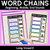 1 for Long Vowel E Word Chains for Beginning, Middle & End Sounds-Decodable Activities