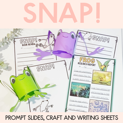 Resource preview 1 for Snap Writing and Math Slides, Craft and Writing Sheets - Book Week 2023