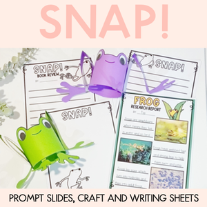 Snap Writing and Math Slides, Craft and Writing Sheets - Book Week 2023