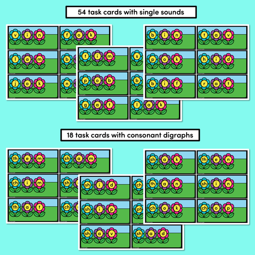 Resource preview 3 for Split Digraph CVCe Word Task Cards - Real or Nonsense Decodable Words