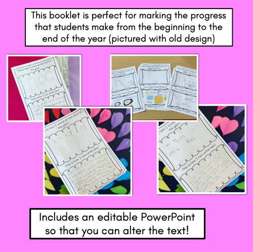 Resource preview 4 for Look at the difference a year can make - First day of school template