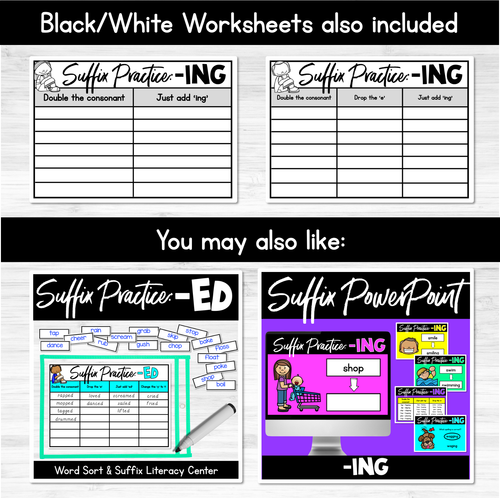 Resource preview 4 for Adding ING - Suffix Rule Literacy Center